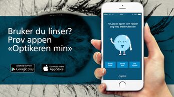 Optikeren min - app som hjelper deg med enklere linsebruk